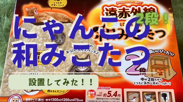 猫用こたつ】『遠赤外線にゃんこの和みこたつ2段』徹底レビュー