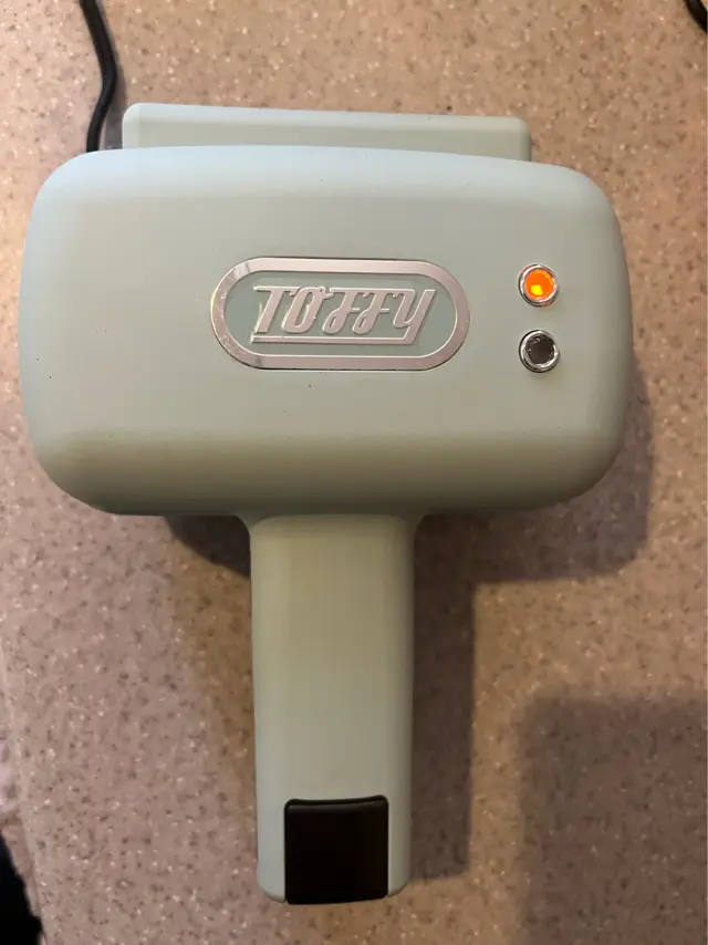 予熱開始のオレンジ色のランプ